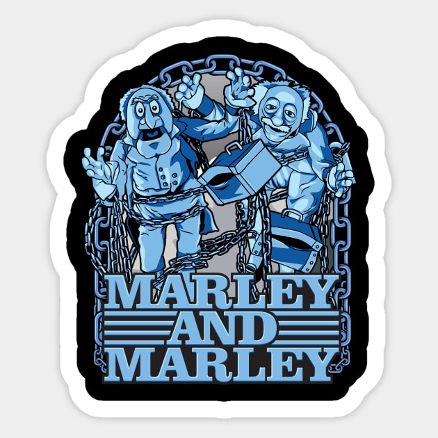 Muppet Christmas Carol - Marley and Marley Sticker by RetroReview